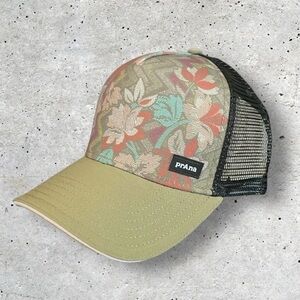 PrAna Unisex Floral Trucker Hat OS NWT
